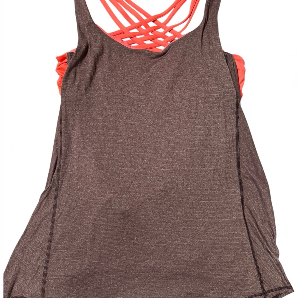 Lululemon dusty purple and coral Free to Be Wild tank
